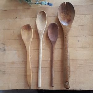 Vintage wooden spoons